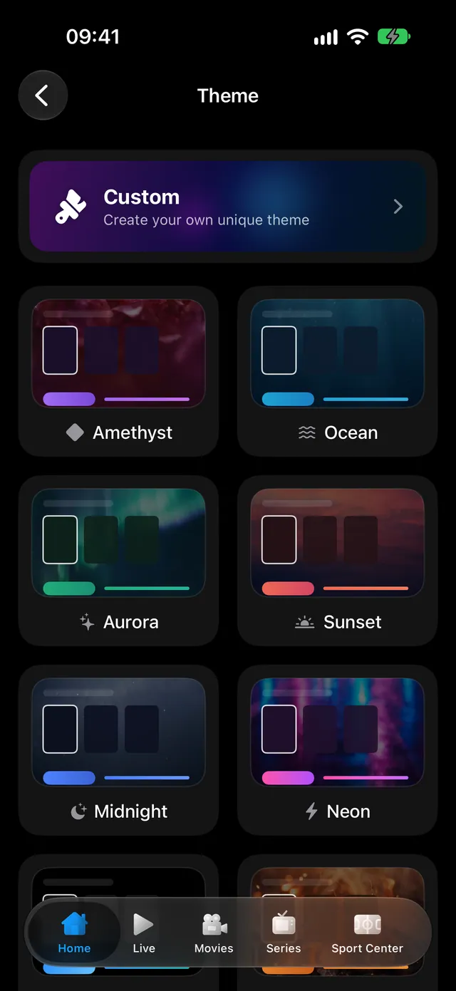 iPhone — Make it yours. Pick a theme, or build your own.