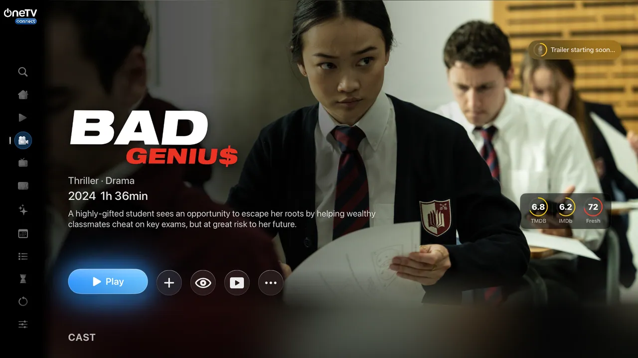 Apple TV — A proper movie page. Synopsis plus TMDB, IMDb, Rotten Tomatoes and Metacritic.