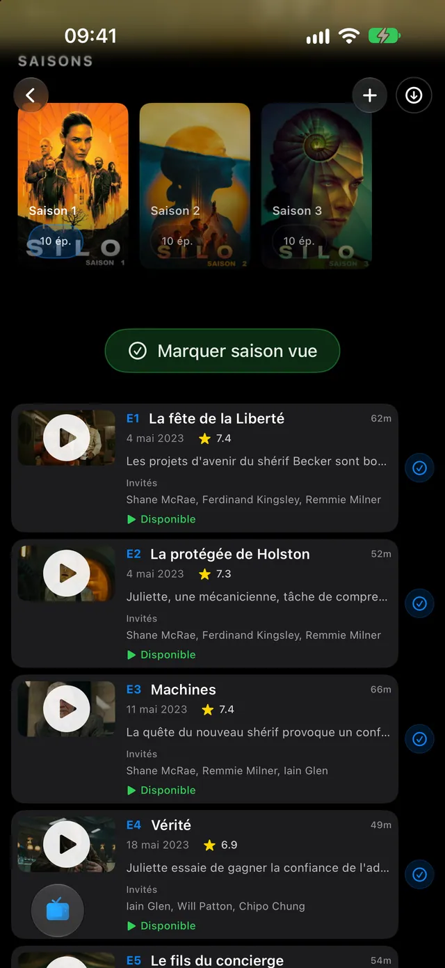 iPhone — Épisode par épisode. Résumés, invités et épisodes déjà vus.