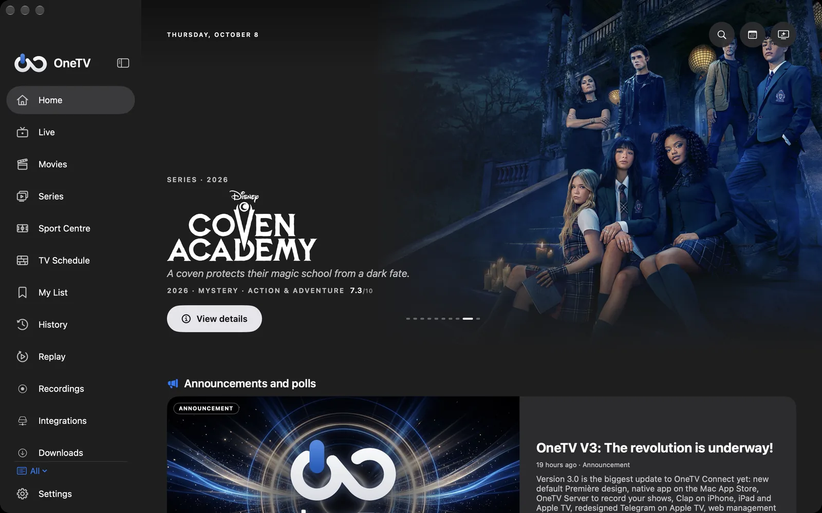 OneTV Connect · Mac