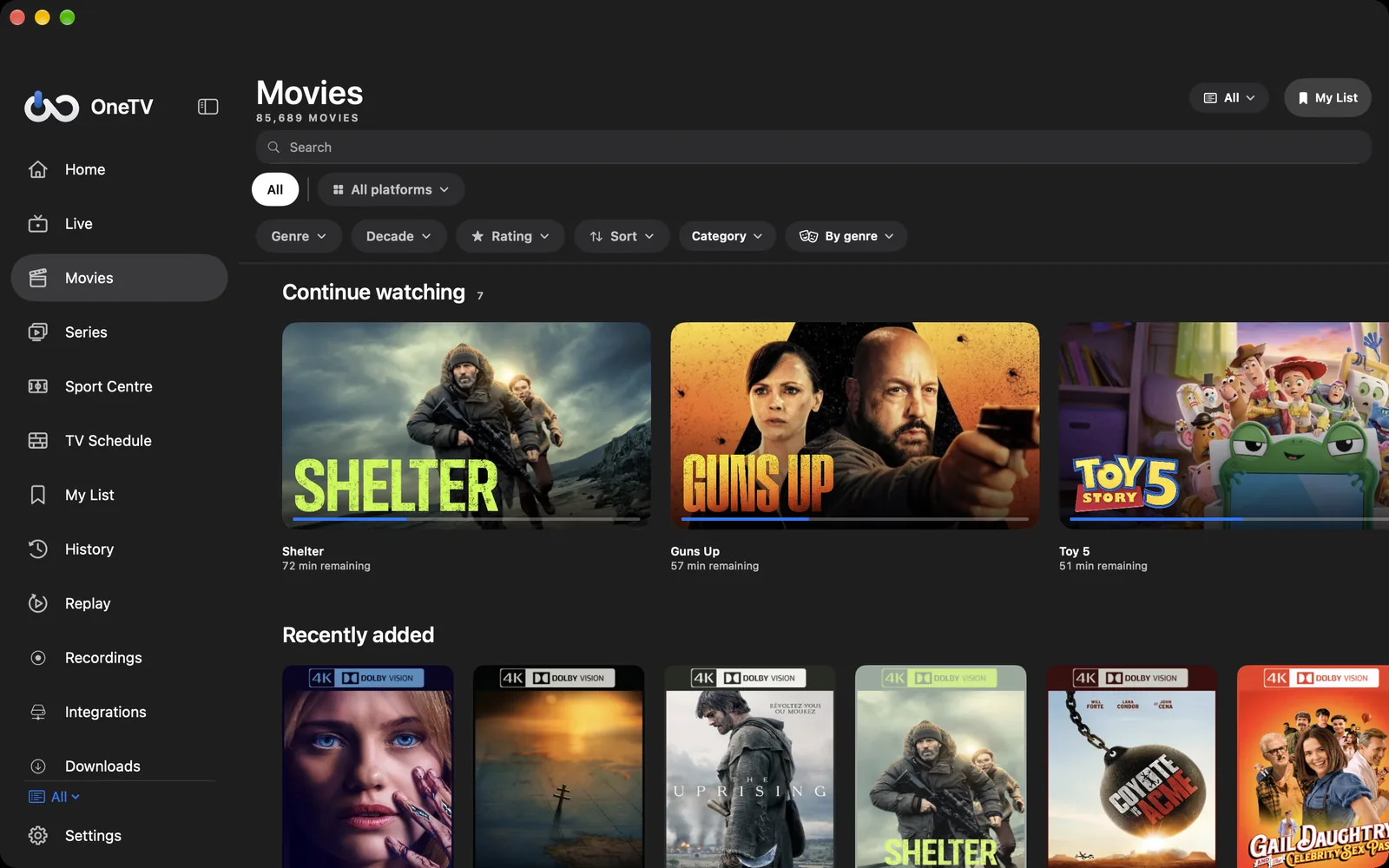Movies on Mac