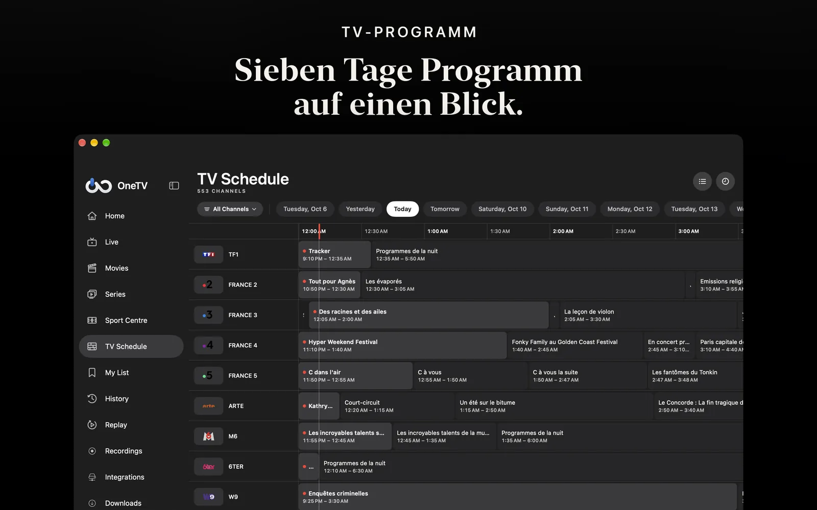 OneTV Connect — Mac