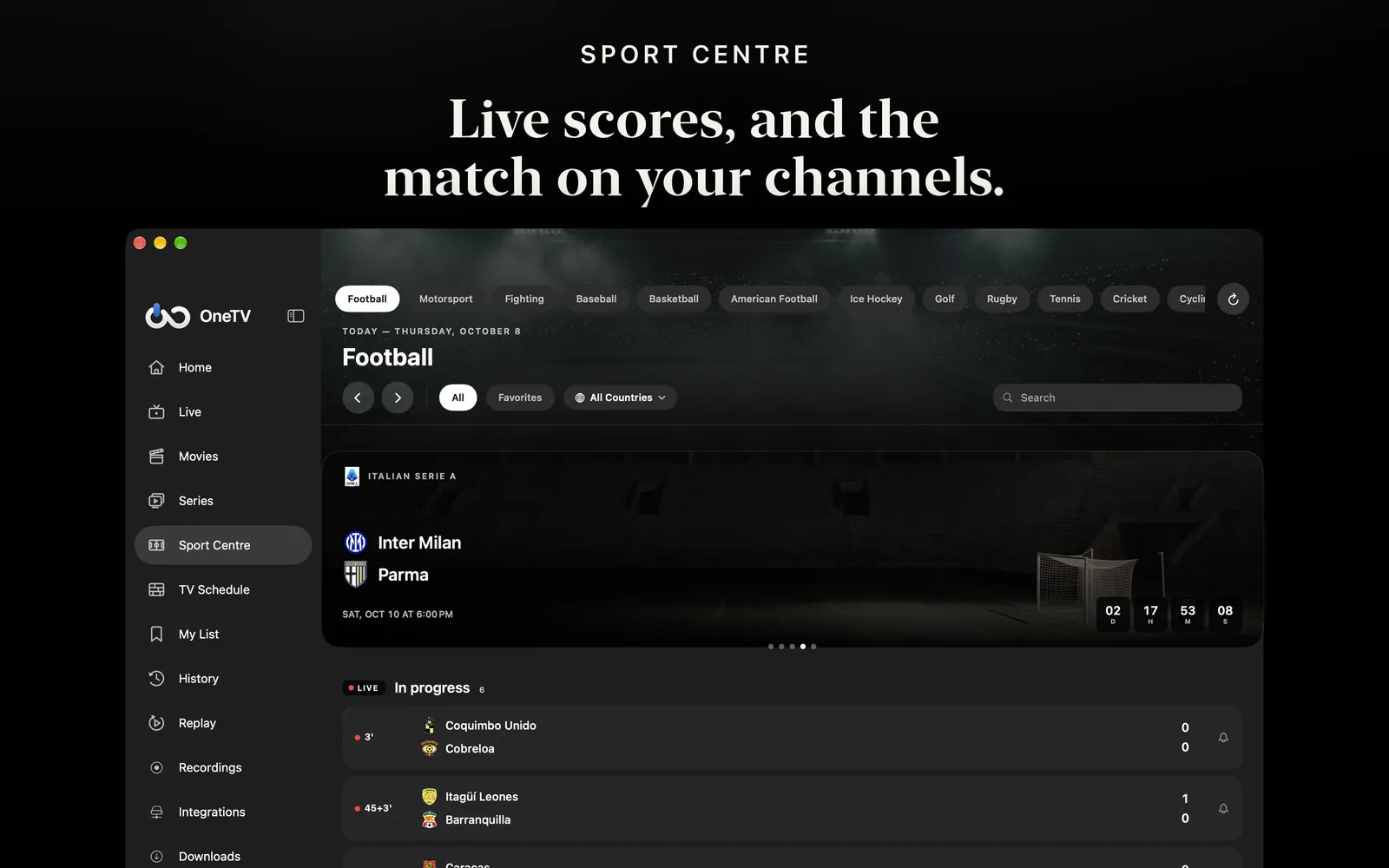 OneTV Connect — Mac
