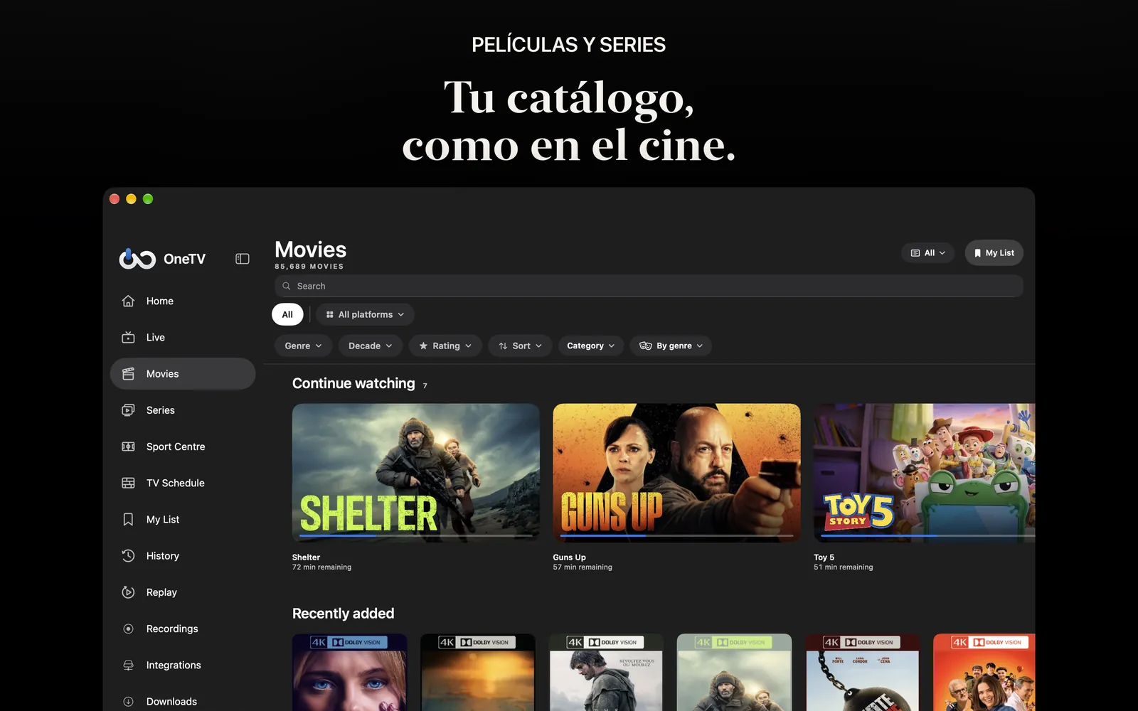 OneTV Connect — Mac