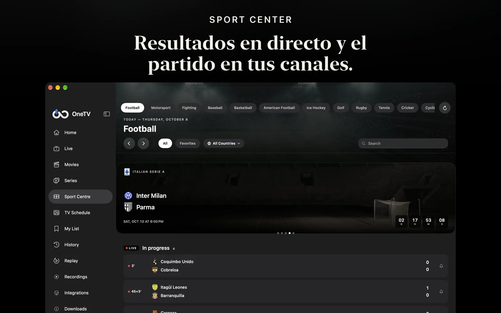OneTV Connect — Mac
