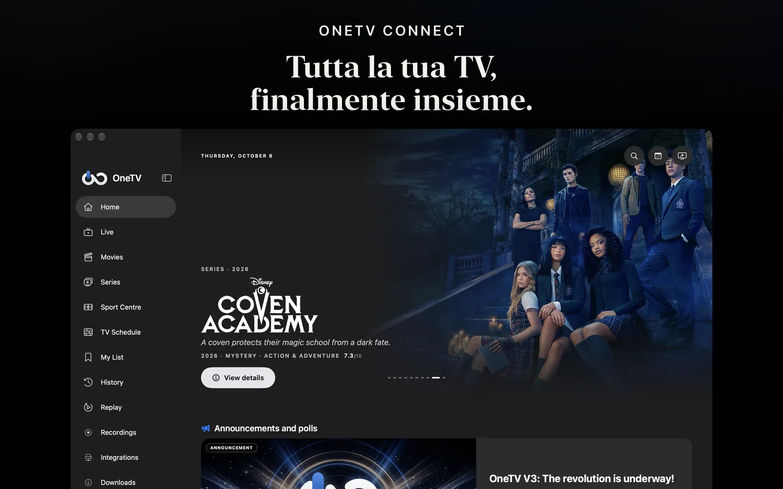 OneTV Connect — Mac