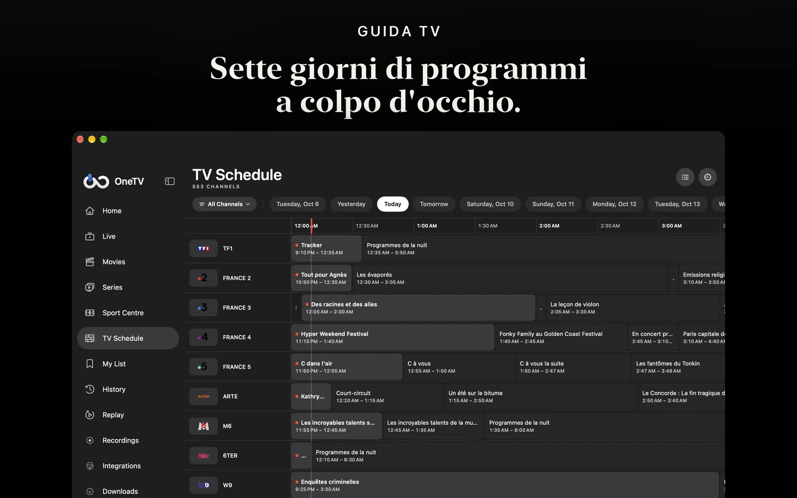 OneTV Connect — Mac