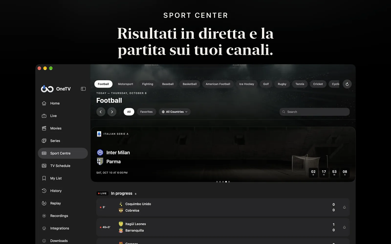OneTV Connect — Mac